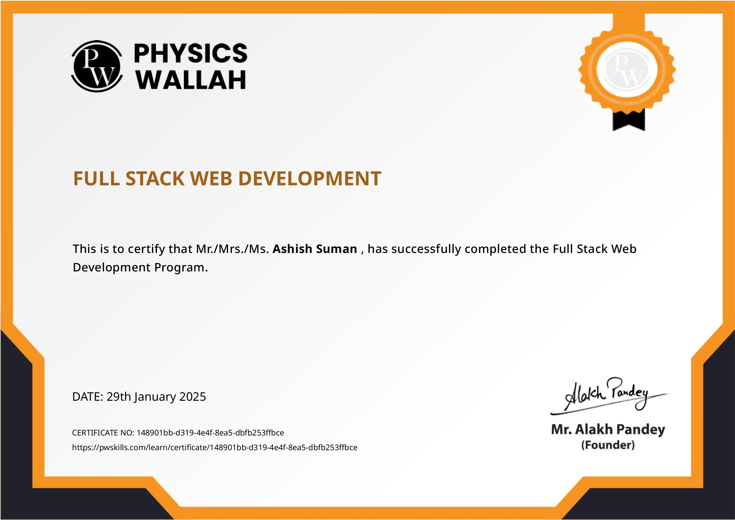 Ashish Suman - Backend Developer | MERN Stack Developer from Bihar ...